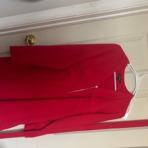 Express Red Midi Dress